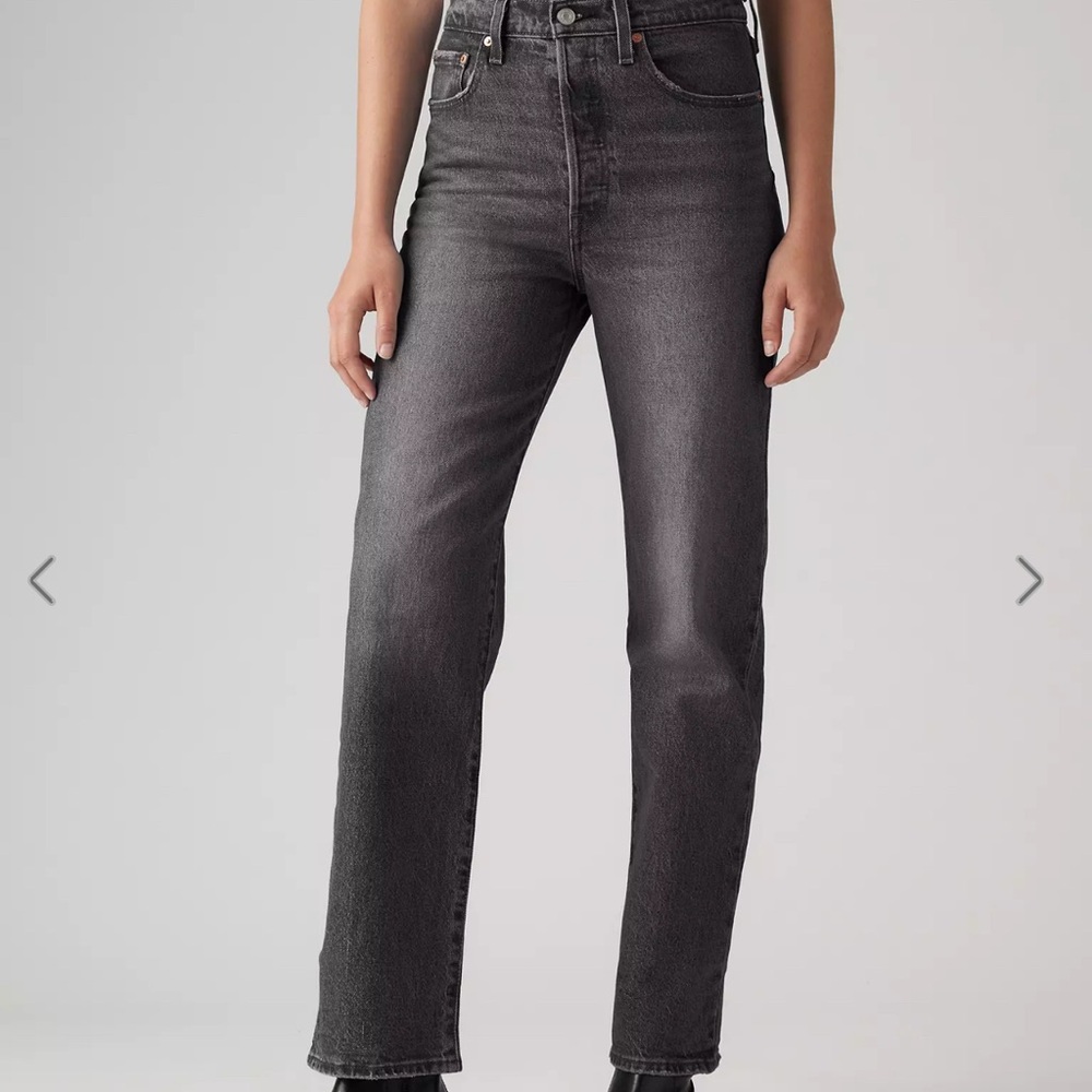 Levi's rib cage straight ankle